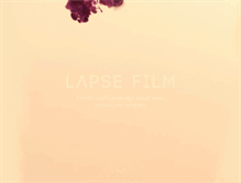 Tablet Screenshot of lapsefilm.com